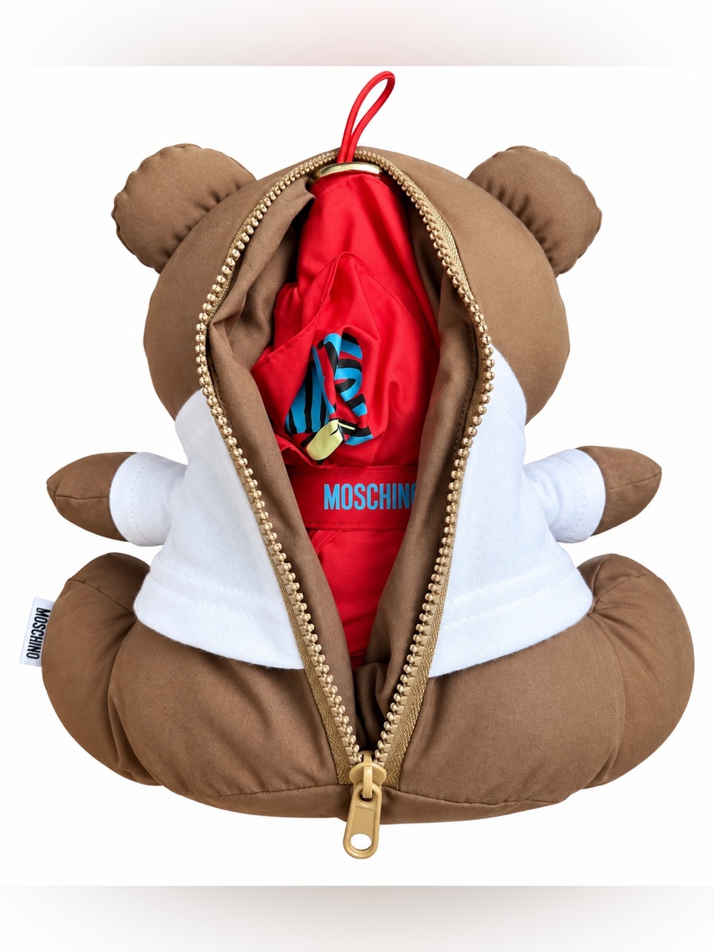 Moschino Teddy Bear Retractable Umbrella Set - Picture 5 of 9